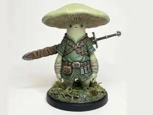 Myconid Adventurer D&D Miniature (45mm)