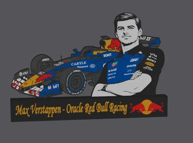 Max verstappen oracle red bull Racing f1 display — Фото 4 из 4