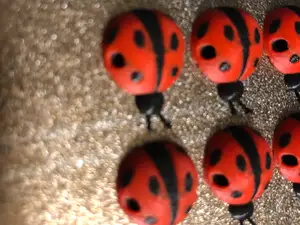 Mini Ladybug beads