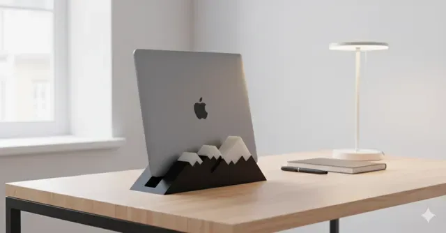 MacBook Pro 13" Ständer "Berge mit Schnee" — Image 3 of 3