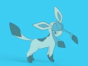 Glaceon Wall Art