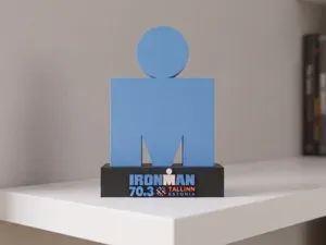 Ironman 70.3 Triathlon Medal Holder Display