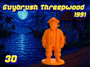 Vintage: Guybrush Treepwood 1991 pixel