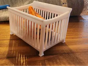 Mini doll crib