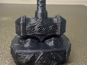 Mjölnir - Thor`s hammer statue