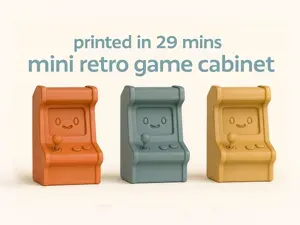 Mini Retro Game Cabinet – Nostalgic Arcade Shell