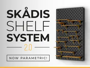 IKEA Skadis shelf system 2.0