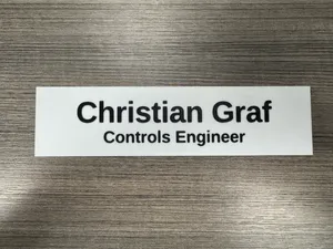 Office Nameplate Cusomizer