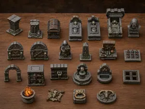 Elementi Scenici Dungeon 28–32 mm