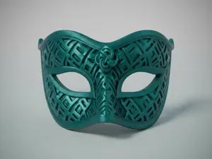 Geometric Rune Mask / Wall Art