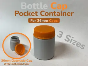 Bottle Cap Pocket Container (For 36mm Caps)