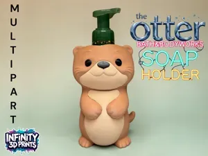 MUTIPART/AMS-THE OTTER-BATH&BODYWORKS SOAP HOLDER