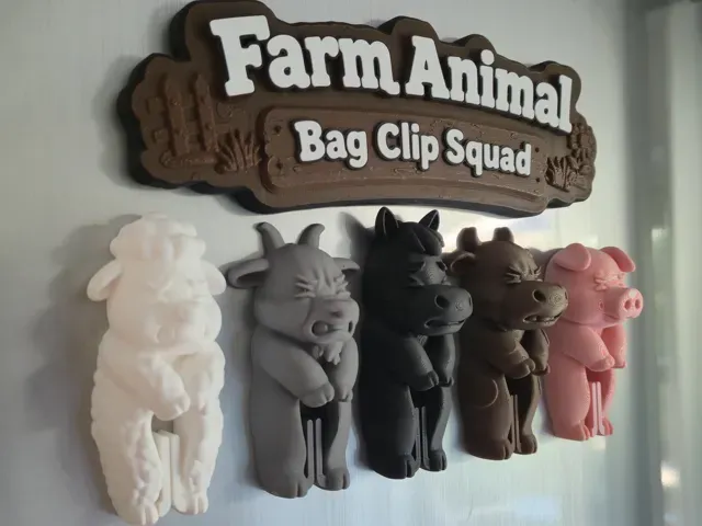 Farm Animal Bag Clip Squad — Image 6 of 10