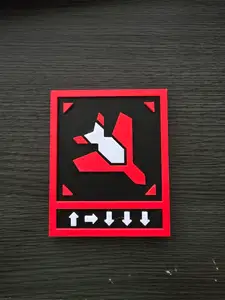 Magnetic Helldivers 2 Eagle 500kg Bomb Plaque