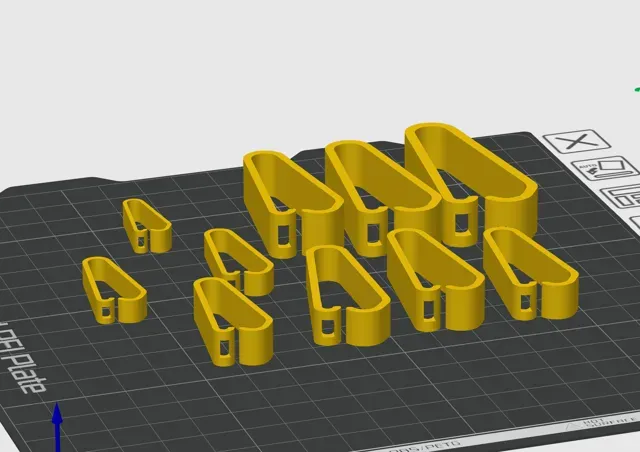 Compact Cable Organizer Clips Set | 10 dimensions — Фото 3 из 7
