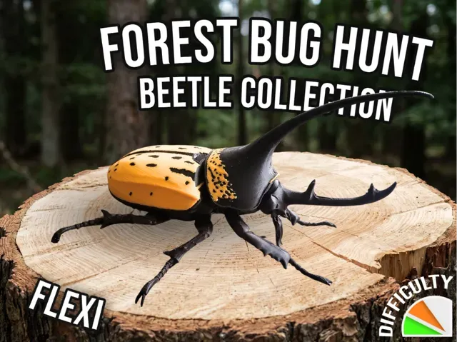 Realistic Flexi Hercules Beetle