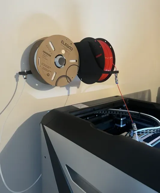 Dual Wall Mounted Spool Holder — Image 3 of 12