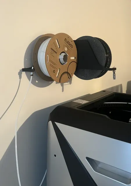 Dual Wall Mounted Spool Holder — Image 2 of 12
