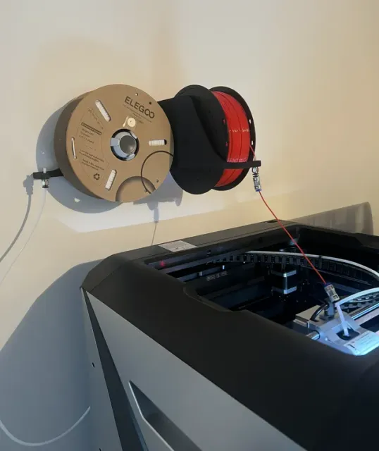 Dual Wall Mounted Spool Holder — Image 4 of 12