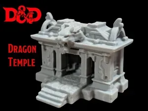 DnD Dragon Temple Miniature