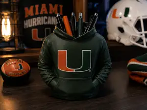Miami Hurricanes Hoodie Pen Holder