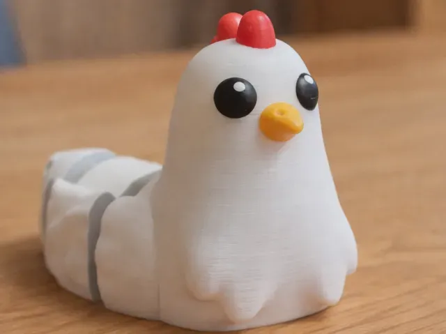 Cute Articulated Chicken - Flexi Farm Friend