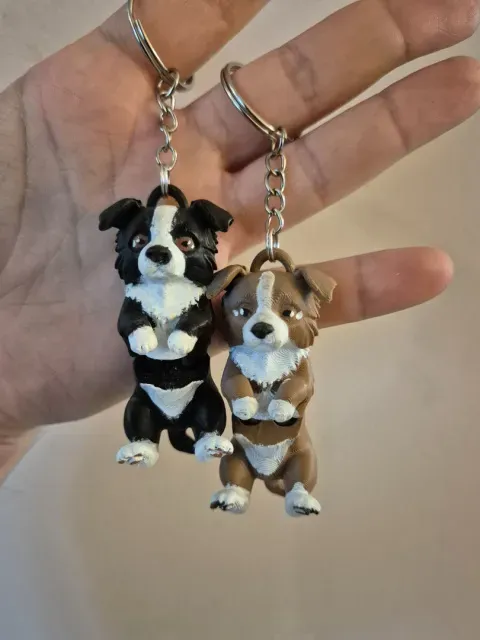 Articulated Border Collie Keychain — Image 3 of 3