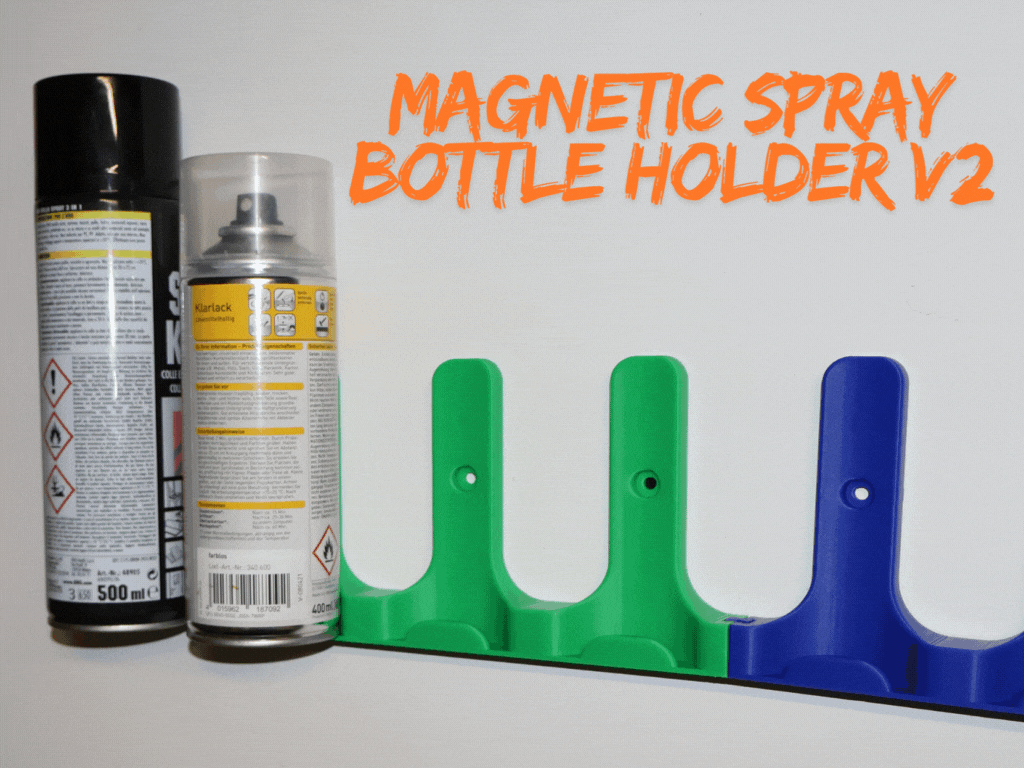 Magnetic Spray Bottle Holder V2