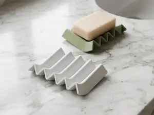 Wavy Soap Dish / self draining design