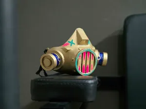 Jinx Gas Mask _ Arcane Cosplay Mask ×͜×