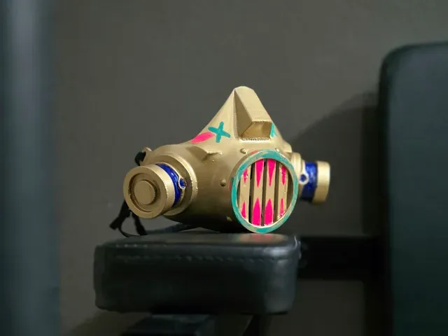 Jinx Gas Mask _ Arcane Cosplay Mask ×͜×
