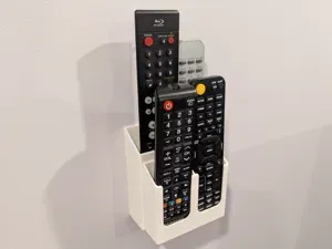 Remote Control Holder (holds 4 on wall or surface)