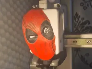 Deadpool Head A1/A1 Mini Extruder Faceplate /cover