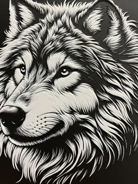 Wolf Face 2 Hueforge — Фото 3 из 5