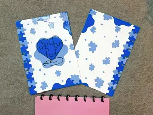 Tapas para agendas cuadernos A5 con discos - 06