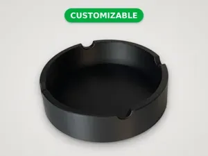 Parametric Ashtray – Customizable Size & Notches