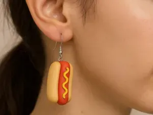 Hotdog Picnic earrings