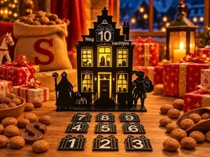 Aftelhuisje / theelicht Sinterklaas
