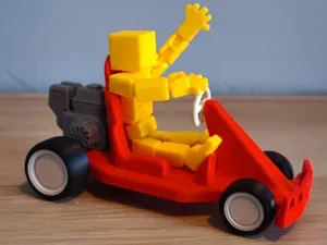 Blank Man Go-Kart