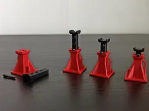 Miniature Heavy Duty Axle Support for diorama 1:18