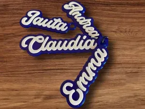 Llavero nombre de Claudia