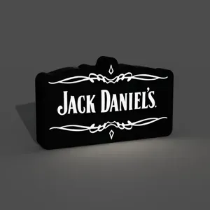 Jack Daniel's Logo Lightbox LED Lamp