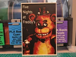 Five Nights at Freddy's Game Poster - Hueforge Art