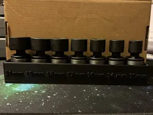 Harbor Freight 7Piece Swivel Sockets Holder METRIC