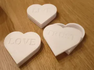 Heart Jewelry Box Trio – Love Trust Live