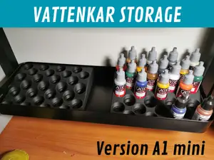 Paint Pot Rack VATTENKAR storage (IKEA) - 1A Mini
