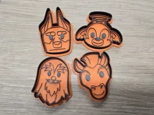 Character Cookie Cutter Stamp Pack 62
