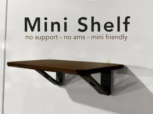Mini Wall Shelf (no ams/no support/a1 mini)