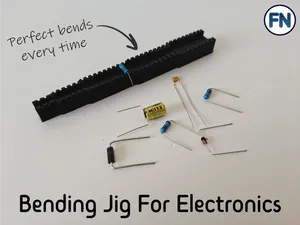 Bending jig for electronics components