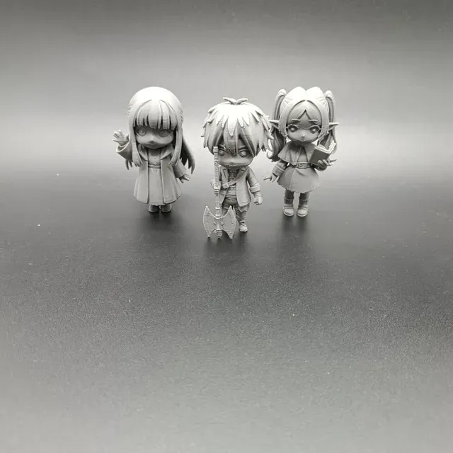 Beyond Journey's End – Chibi Frieren, Fern & Stark — Фото 2 из 8